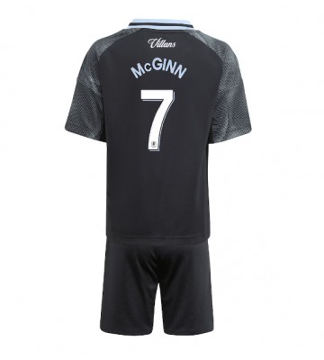 Aston Villa John McGinn #7 Replika Babytøj Udebanesæt Børn 2025-26 Kortærmet (+ Korte bukser)